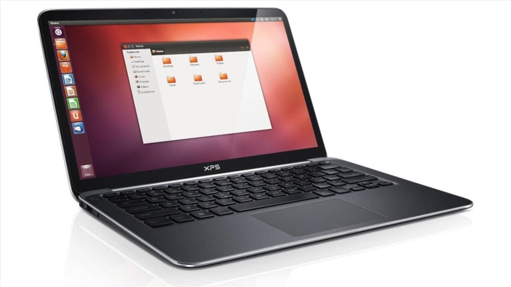 Giao diện Linux chạy trên laptop của hãng Dell.