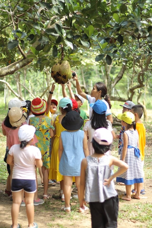 Khám phá thiên nhiên là hoạt động được nhiều bạn nhỏ yêu thích. Ảnh: K.L