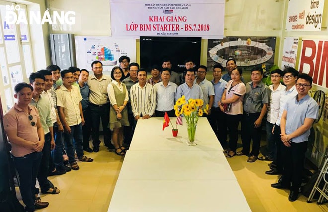 Lớp học BIM Starter do Hội Xây dựng thành phố tổ chức.