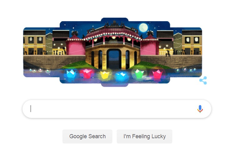 Homepage of google.com.vn on July 16