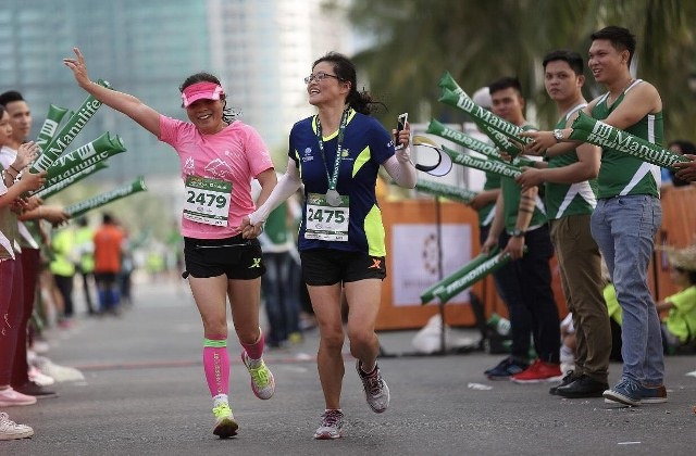 VĐV tham dự cuộc thi Marathon quốc tế Đà Nẵng 2018. Ảnh: NGUYỄN ĐẮC