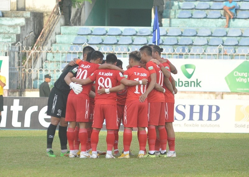 TP.Hồ Chí Minh đánh mất ngôi đầu và có thể là bước ngoặt trong cuộc đua vô địch năm nay. Ảnh: A.S