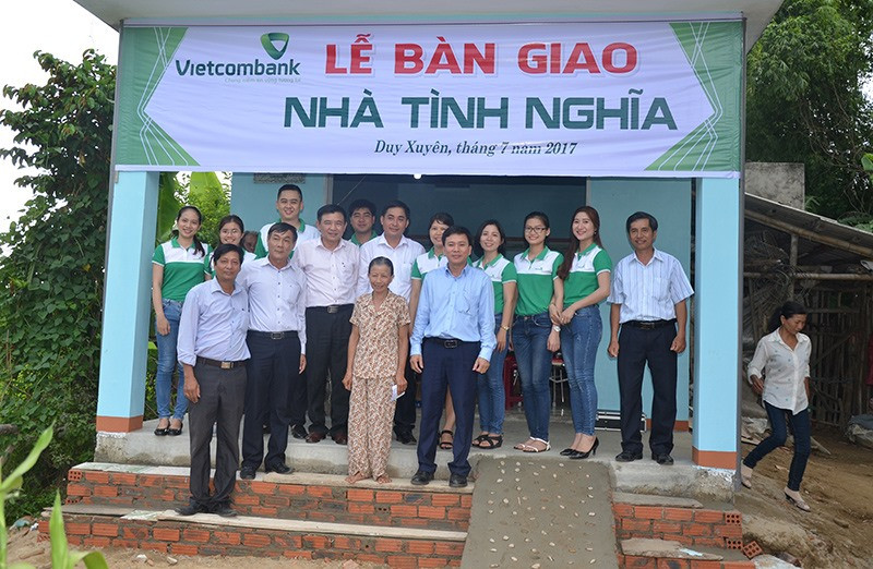 Vietcombank Quảng Nam đã có nhiều hoạt động về an sinh xã hội trong nhiều năm qua. Ảnh: X.H