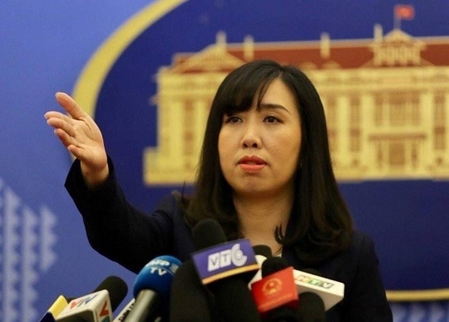 Vietnamese spokeswoman Le Thi Thu Hang. Photo: en.nhandan.org