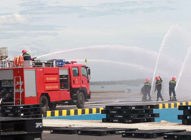 Nếu được đầu tư, phát triển thêm, ứng dụng sẽ giúp giải quyết nhiều tồn tại trong công tác phòng, chữa cháy hiện nay. Ảnh: THÀNH CÔNG