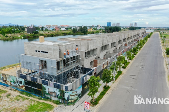 36 biệt thự tại dự án Khu đô thị Phú Mỹ An, phường Hòa Hải, quận Ngũ Hành Sơn co Công ty CP Đất Xanh miền Trung mua gom đất và xây dựng 
