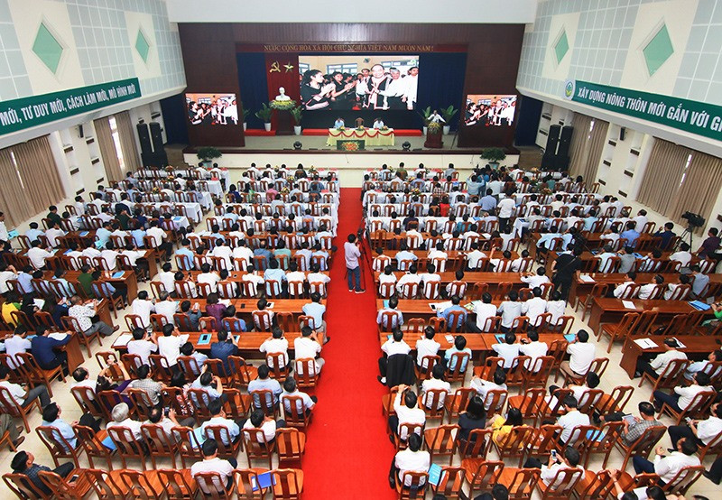 Hội nghị có sự tham dự của đông đảo đại biểu Trung ương và 13 tỉnh, thành phố trong vùng. Ảnh: S.C