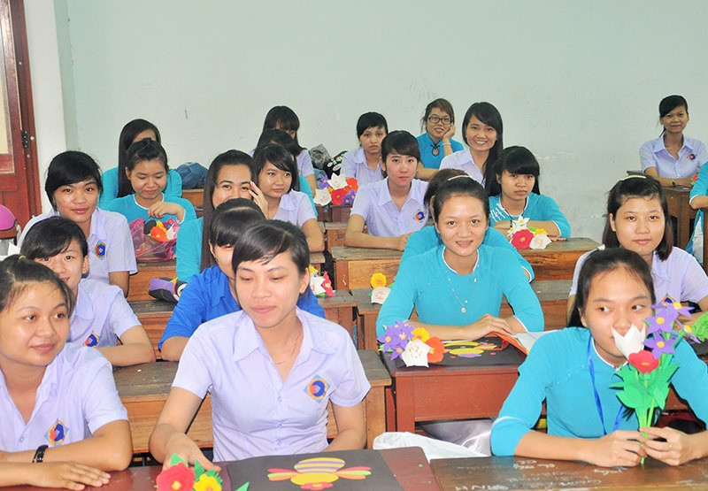 Trường CĐ Kinh tế - kỹ thuật Quảng Nam có thời gian đào tạo ngành trung cấp sư phạm. Ảnh: X.P