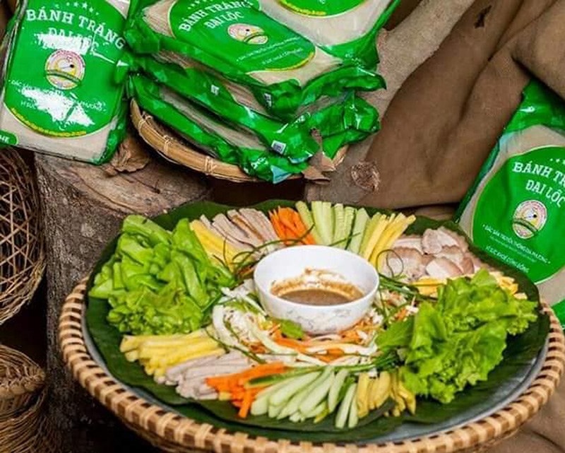 Bánh tráng Đại Lộc. Ảnh: HTX Ái Nghĩa