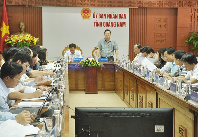 Quang cảnh hội nghị đánh giá kết quả sau hơn hai năm thực hiện thỏa thuận hợp tác về khoa học và công nghệ giữa Quảng Nam và Viện Hàn lâm KH&CN Việt Nam.Ảnh: N.Đ
