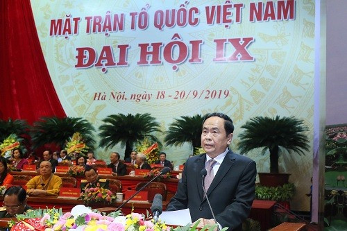 Ông Trần Thanh Mẫn tái đắc cử Chủ tịch Ủy ban Trung ương MTTQ Việt Nam khóa IX. Ảnh: chinhphu.vn