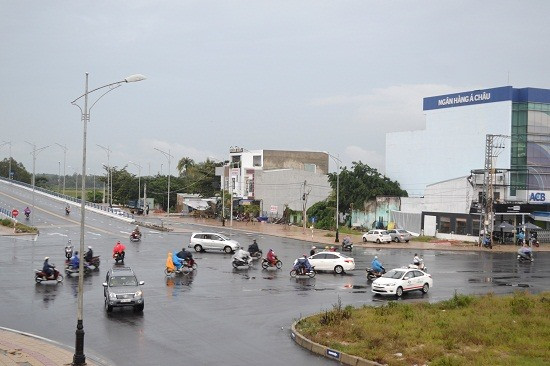 Nút giao đường Điện Biên Phủ - Phan Châu Trinh. Ảnh: C.T
