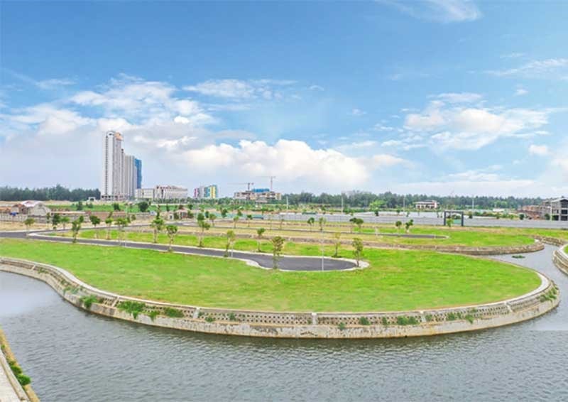 Hạ tầng kỹ thuật dự án khu đô thị Đất Quảng Riverside đã hoàn thiện.