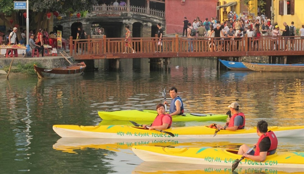 Hoai river, Hoi An city. Photo: internet