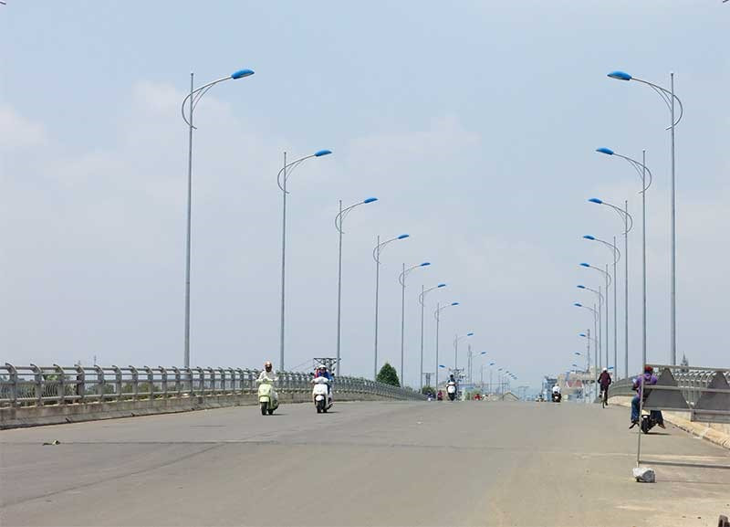 Đường Điện Biên Phủ nối 129 lên đường cao tốc Đà Nẵng - Quảng Ngãi là một trong những dự án giải ngân không đạt tiến độ so với kế hoạch. Ảnh: T.D