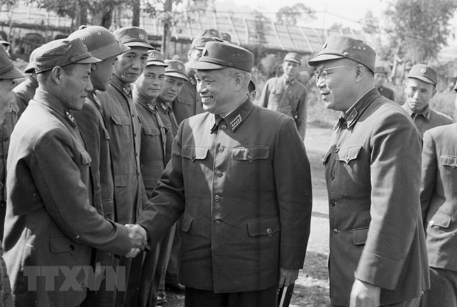 •        Đại tướng Văn Tiến Dũng là một vị tướng tài ba, mưu lược, nhà quân sự xuất sắc của dân tộc Việt Nam. (Ảnh: Tư liệu/TTXVN phát)