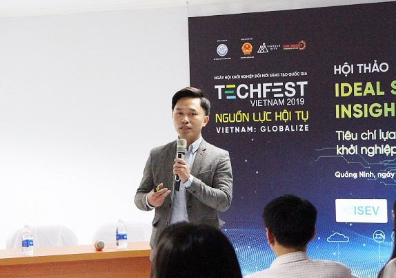 Ông Nguyễn Việt An chia sẻ cơ chế hỗ trợ tài chính trực tiếp cho startup từ Đề án 844. Ảnh: P.V