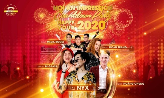 Đại nhạc hội “Hoi An Impression Countdown Pary - Happy Your” chào đón năm mới 2020 sẽ mang đến nhiều ấn tượng cho du khách. Ảnh: K.L