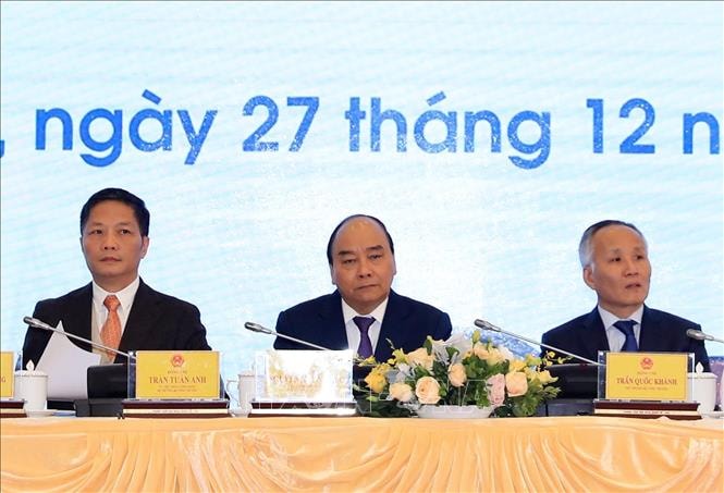 Thủ tướng Nguyễn Xuân Phúc dự Hội nghị tổng kết công tác năm 2019 và triển khai nhiệm vụ năm 2020 của ngành Công Thương.