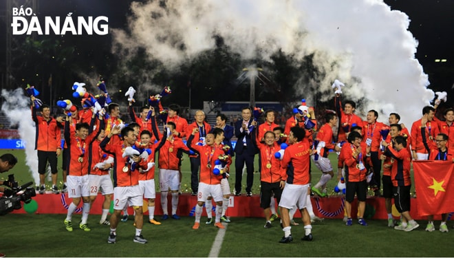 Những thành công như HCV SEA Games 30 (ảnh) sẽ là động lực để bóng đá Việt Nam phát triển mạnh mẽ hơn trong tương lai. Ảnh: ĐỨC CƯỜNG