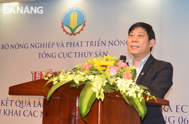 Ông Nguyễn Quang Hùng, Phó Tổng cục trưởng Tổng cục Thủy sản, Bộ Nông nghiệp và Phát triển nông thôn kêu gọi các ngành, đơn vị, địa phương và ngư dân nỗ lực để gỡ thẻ vàng của EC trong năm 2020.