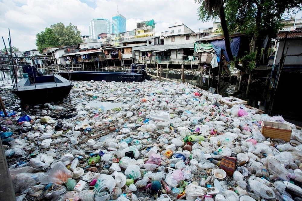 Rác nhựa hiện là vấn về nhức nhối trên toàn cầu. Ảnh: Greenpeace