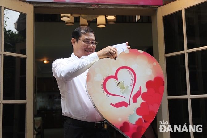 Chủ tịch UBND thành phố Huỳnh Đức Thơ ủng hộ chương trình.