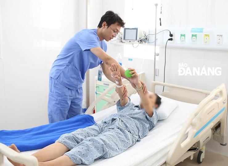 Bệnh nhân T. . Ảnh: Bệnh viện cung cấp