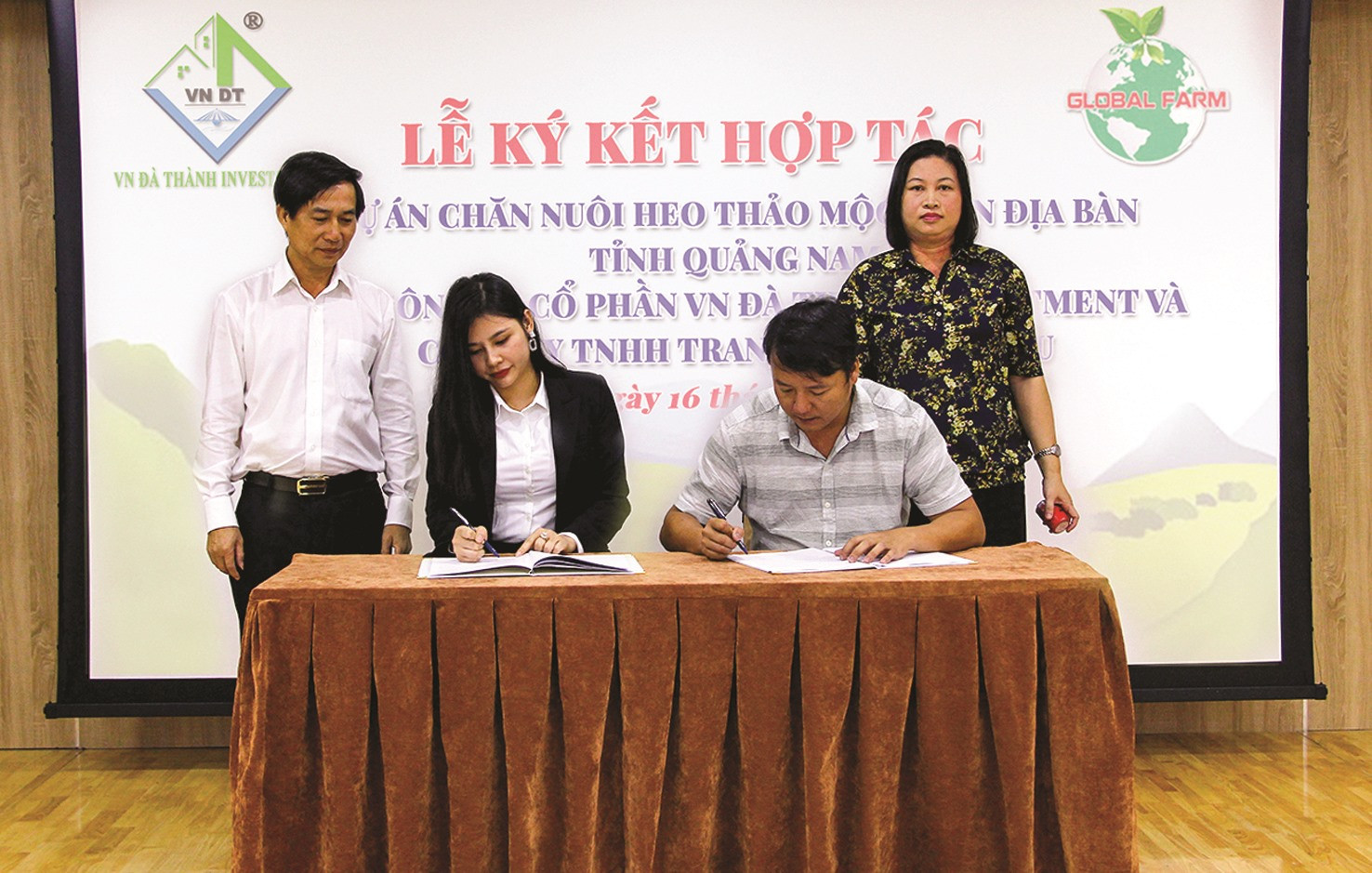 Thương vụ bạc tỷ đầu tiên cho dự án nuôi heo thảo mộc tại Quảng Nam.