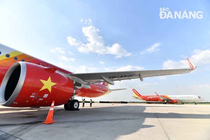 Vietjet Air đang duy trì đường bay đến một số vùng lãnh thổ thuộc Trung Quốc. Ảnh: TRIỆU TÙNG