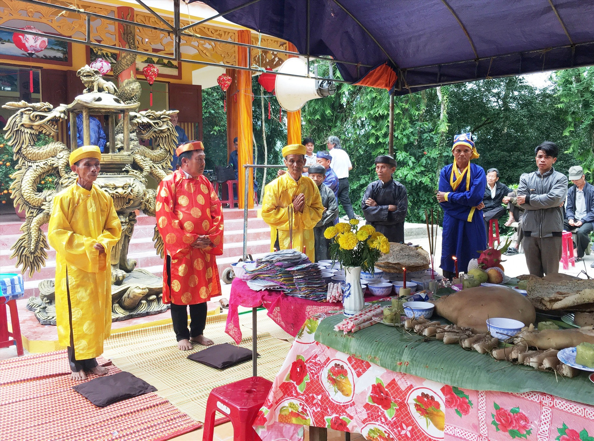Ban nhân dân thôn Bình Yên (xã Phước Ninh, Nông Sơn) vừa tổ chức lễ cúng lăng Ông