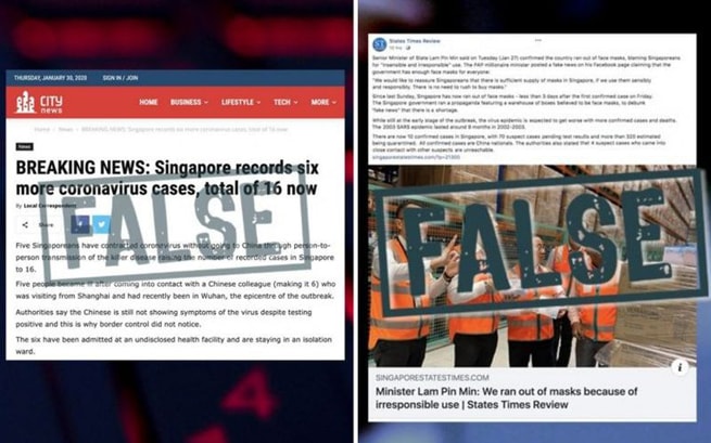 Thông tin giả về virus corona lan tràn trên nhiều mạng xã hội trên khắp thế giới. Ảnh: Straits Times