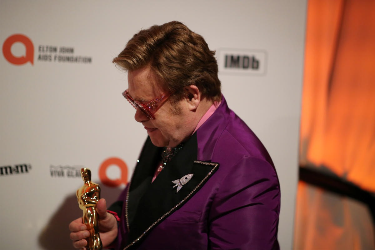 (I’m Gonna) Love Me Again do Elton John thể hiện trong phim Rocketman là tác phẩm mới nhất giành giải Ca khúc nhạc phim ở Oscar.