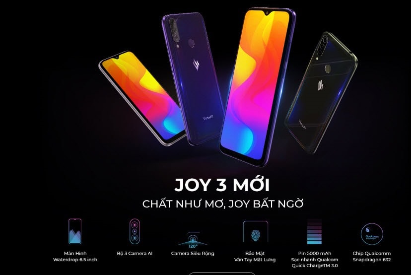 Điện thoại Vinsmart Joy 3