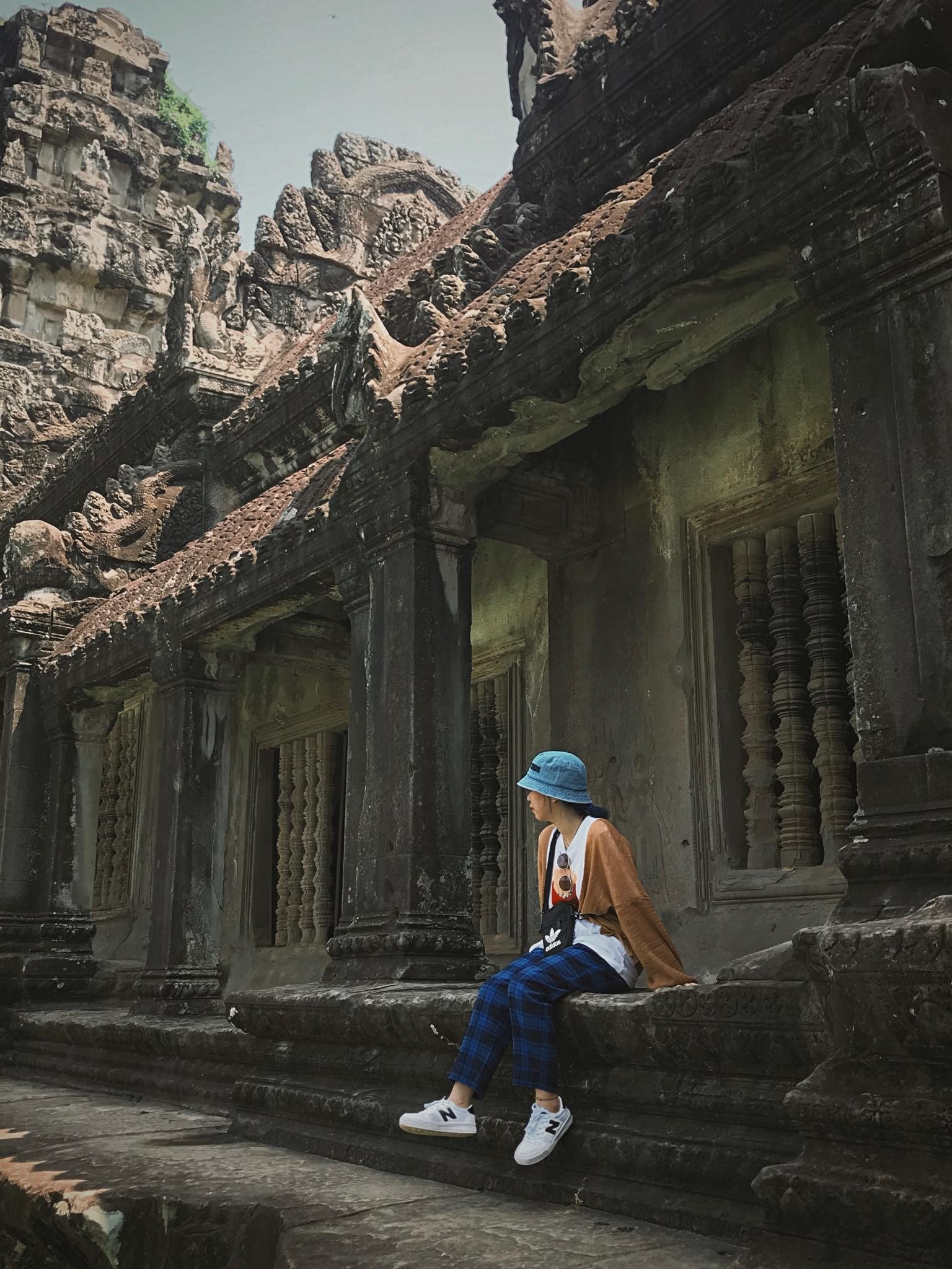Tác giả ở Angkor Wat. Ảnh: H.N.T