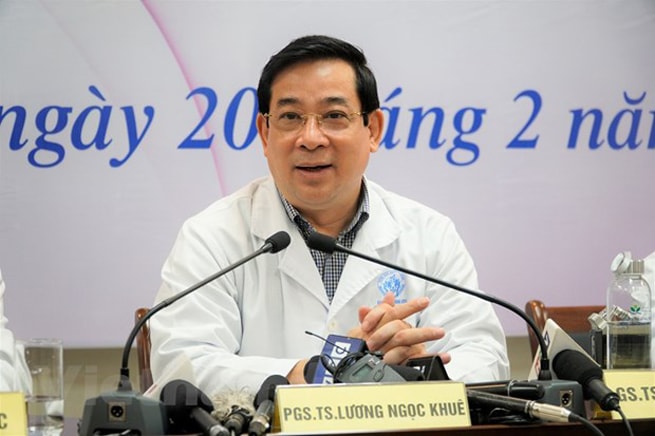Phó giáo sư Lương Ngọc Khuê, Cục trưởng Cục Quản lý Khám, chữa bệnh. (Ảnh: Hiếu Hoàng/Vietnam+)