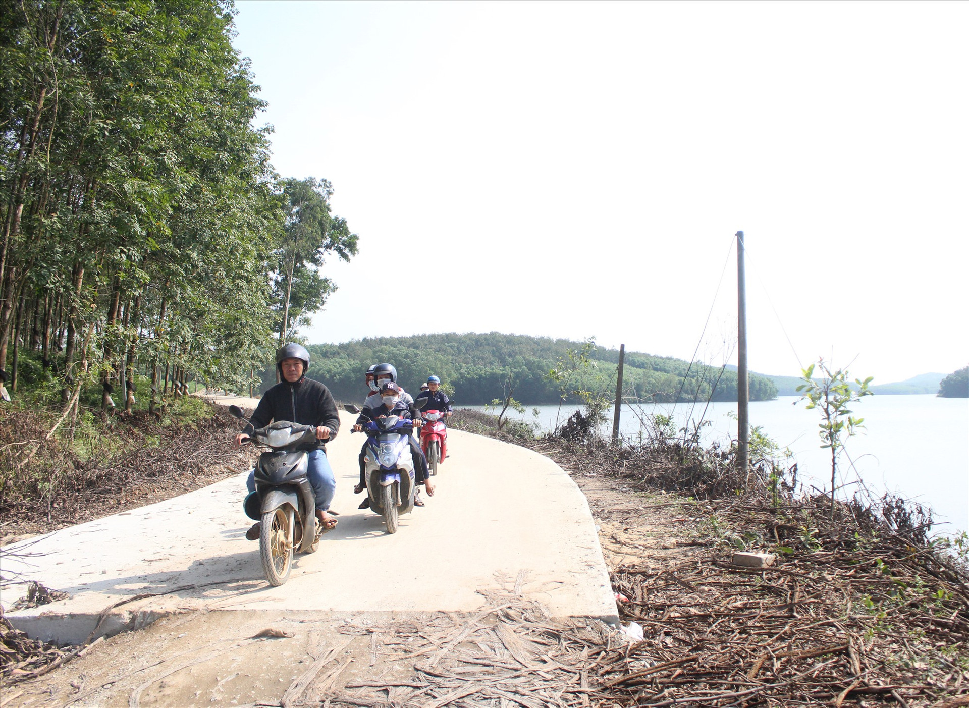 Khu vực rừng phòng hộ Phú Ninh được các bên liên quan phối hợp triển khai các biện pháp bảo vệ. Ảnh: VĂN PHIN