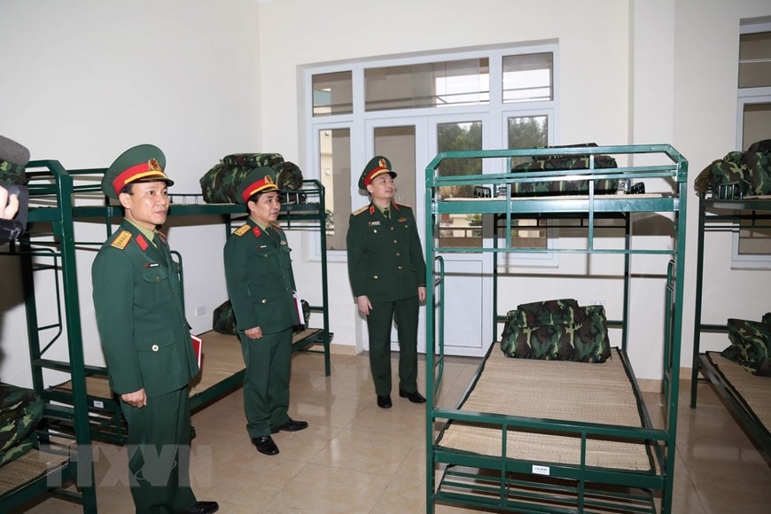 Khu lưu trú cho các công dân về cách ly. (Ảnh: TTXVN)
