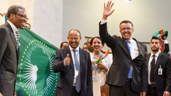 Năm 2017, ông Tedros đảm nhận cương vị Tổng giám đốc WHO. Ảnh: Getty Images