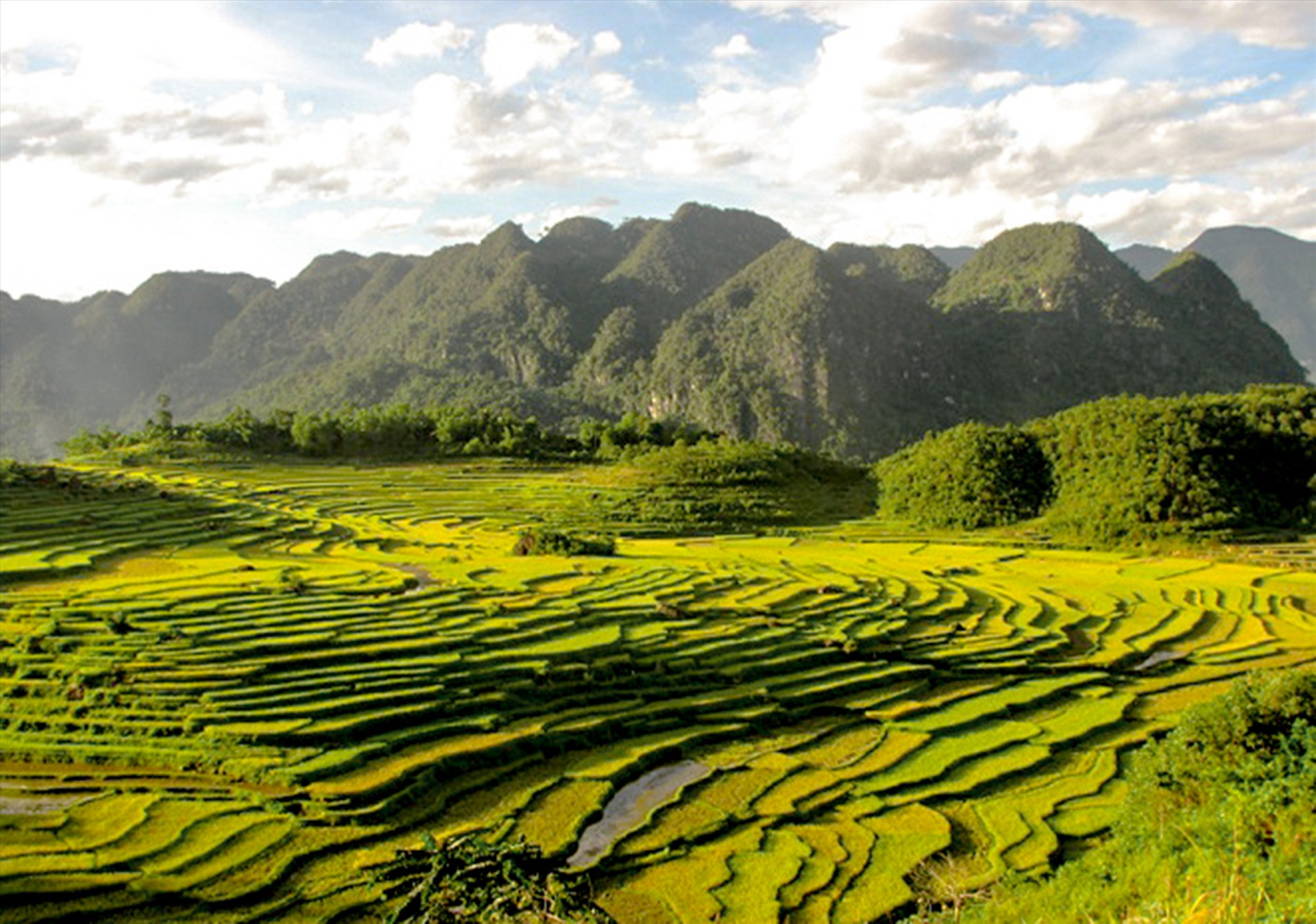 Khu bảo tồn thiên nhiên Pù Luông có ngọn núi cao nhất vùng với độ cao 1.700m.