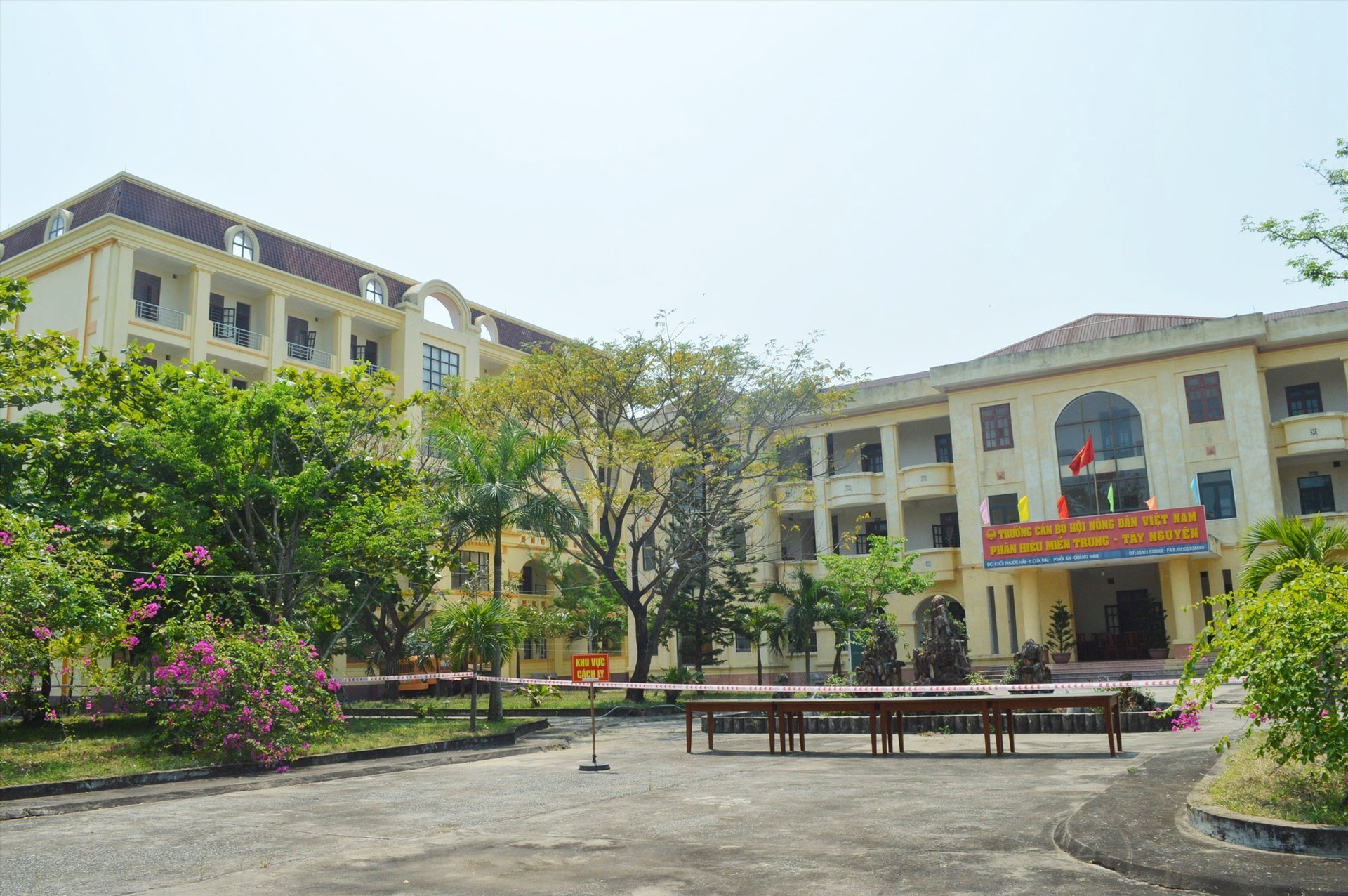 khu cách ly Trường Cán bộ Hội Nông dân Việt Nam phân hiệu miền Trung - Tây Nguyên