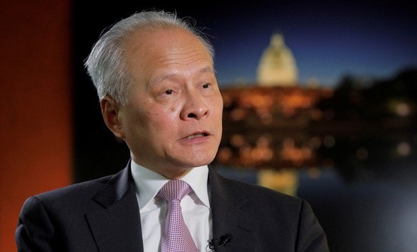 Đại sứ Trung Quốc tại Mỹ Thôi Thiên Khải. Ảnh: Reuters.