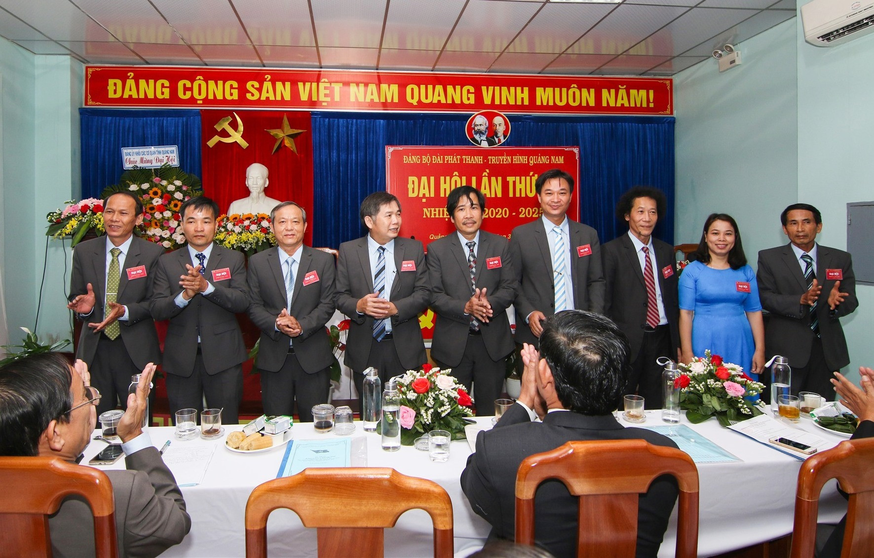Ban chấp hành Đảng bộ Đài PT-TH Quảng Nam khóa mới ra mắt.