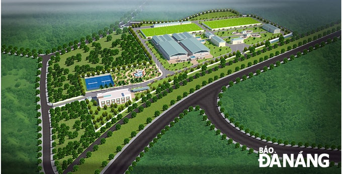 Phối cảnh Nhà máy nước Hòa Liên giai đoạn 1.