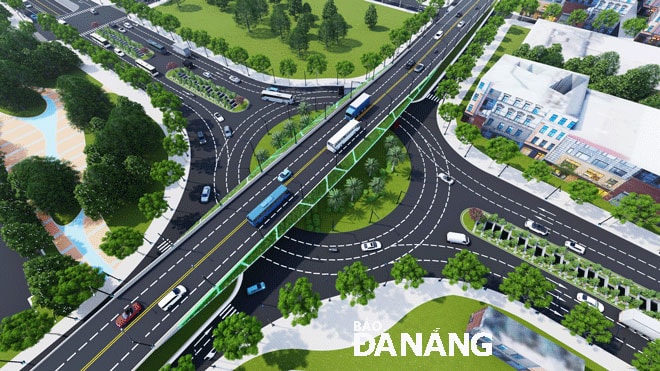 Phối cảnh cận cảnh cụm nút