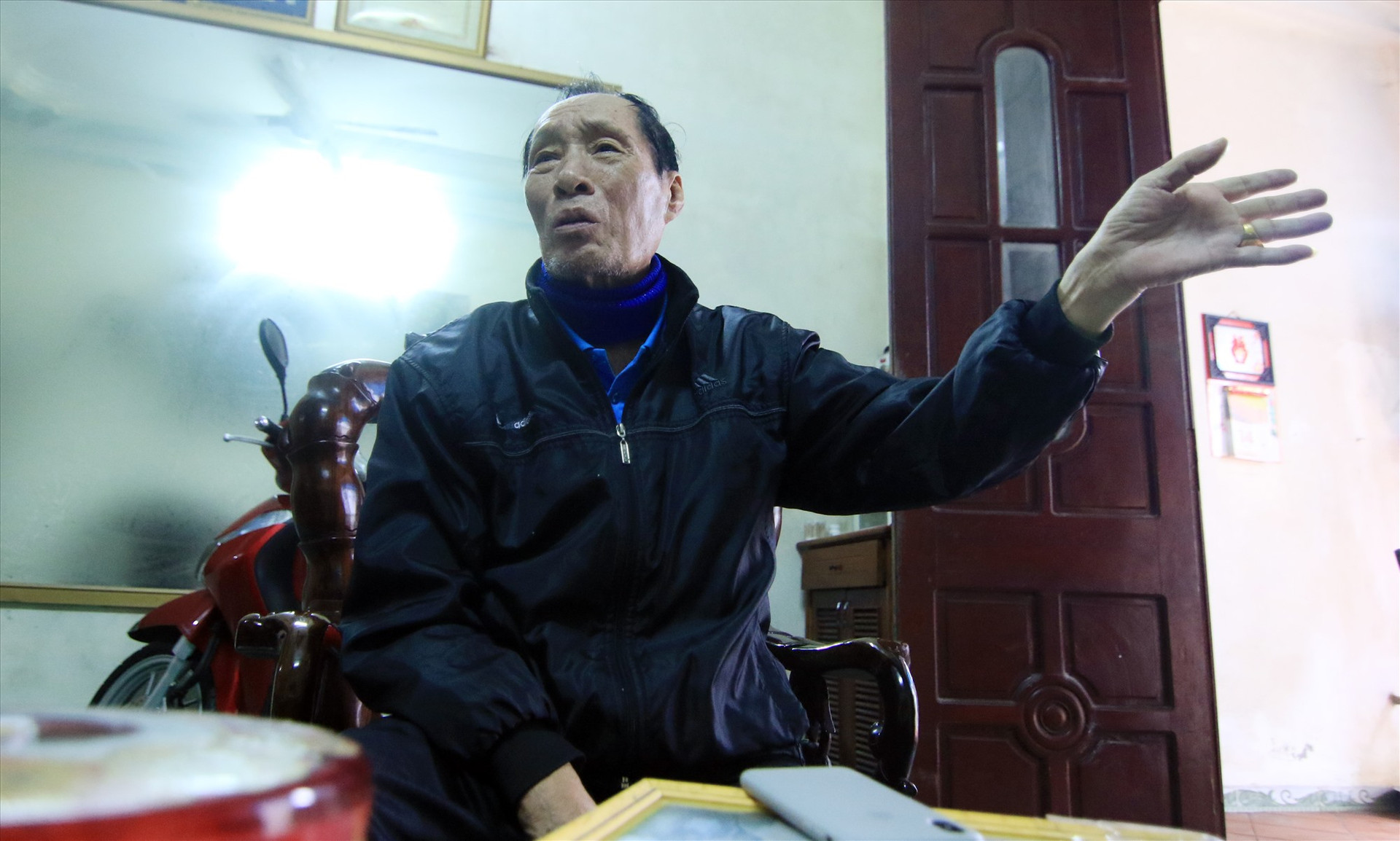 Ông Lê Quang Phúc - Trưởng ban liên lạc Tiểu đoàn Đặc công Lam Sơn (Thanh Hóa).