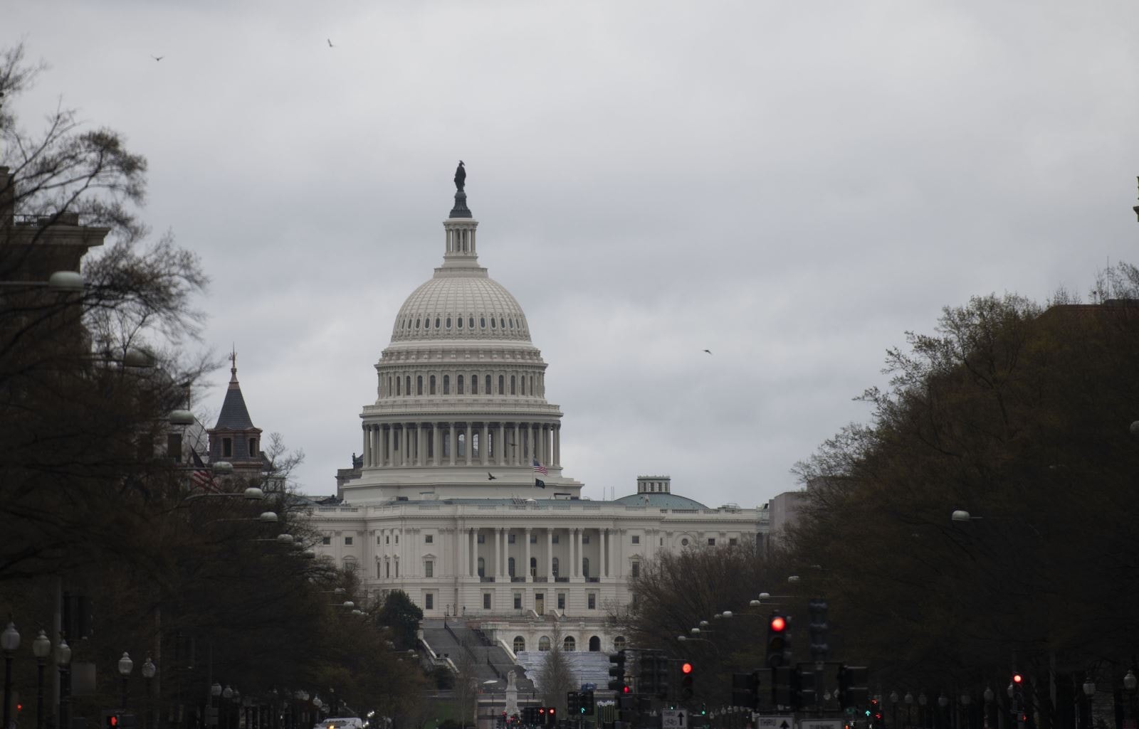 Tòa nhà Quốc hội Mỹ tại Washington DC., ngày 25-3-2020. Ảnh: THX/TTXVN