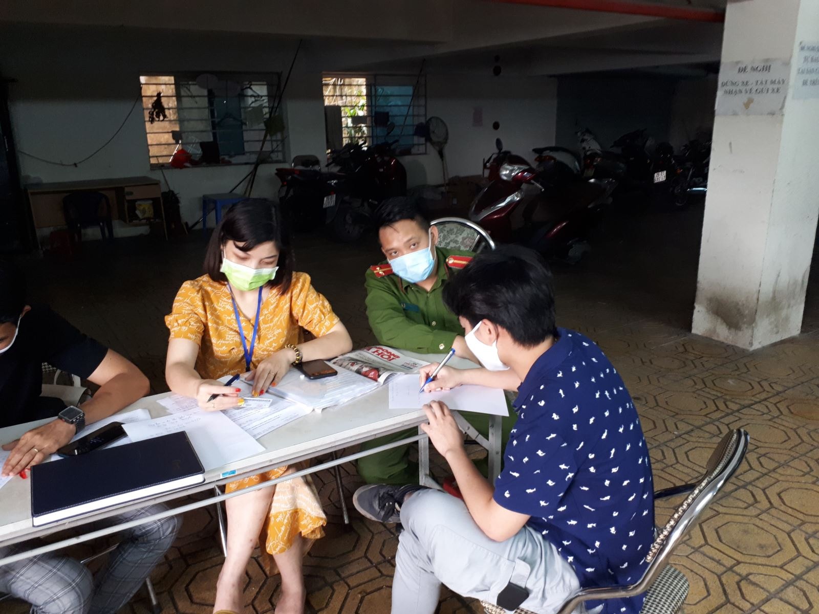 Xử phạt không đeo khảu trang