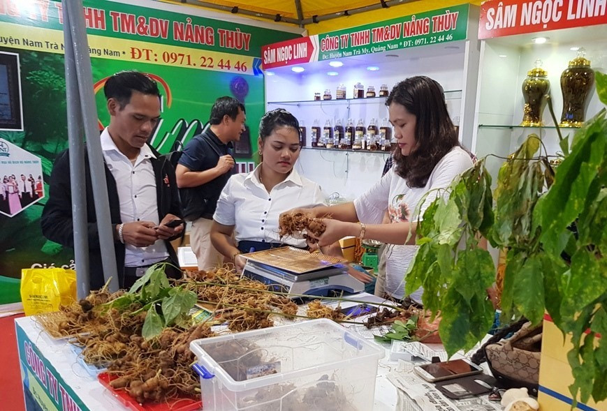 UBND huyện Nam Trà My dừng tổ chức phiên chợ sâm Ngọc Linh và hàng nông sản đặc trưng miền núi tháng 4.2020, kể cả phiên chợ Online. Ảnh: T.B