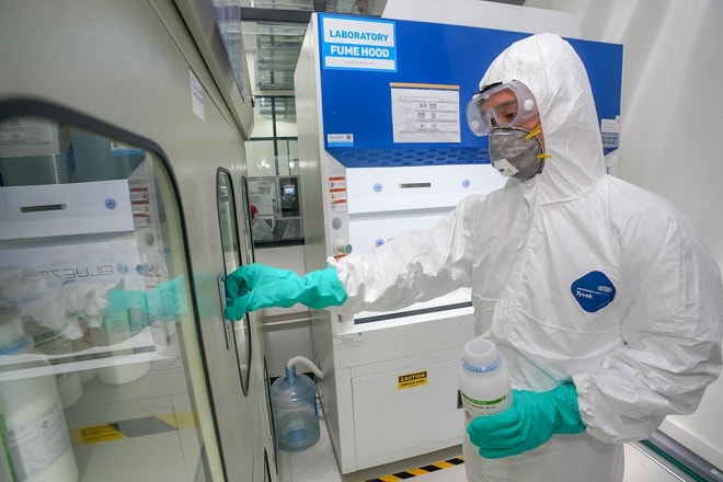 Bên trong các phòng Lab nghiên cứu hiện đại, tối tân của Nhà máy VinSmart (Tập đoàn Vingroup).